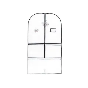 Garment Bag - Half Clear - Half Non-Woven - Long