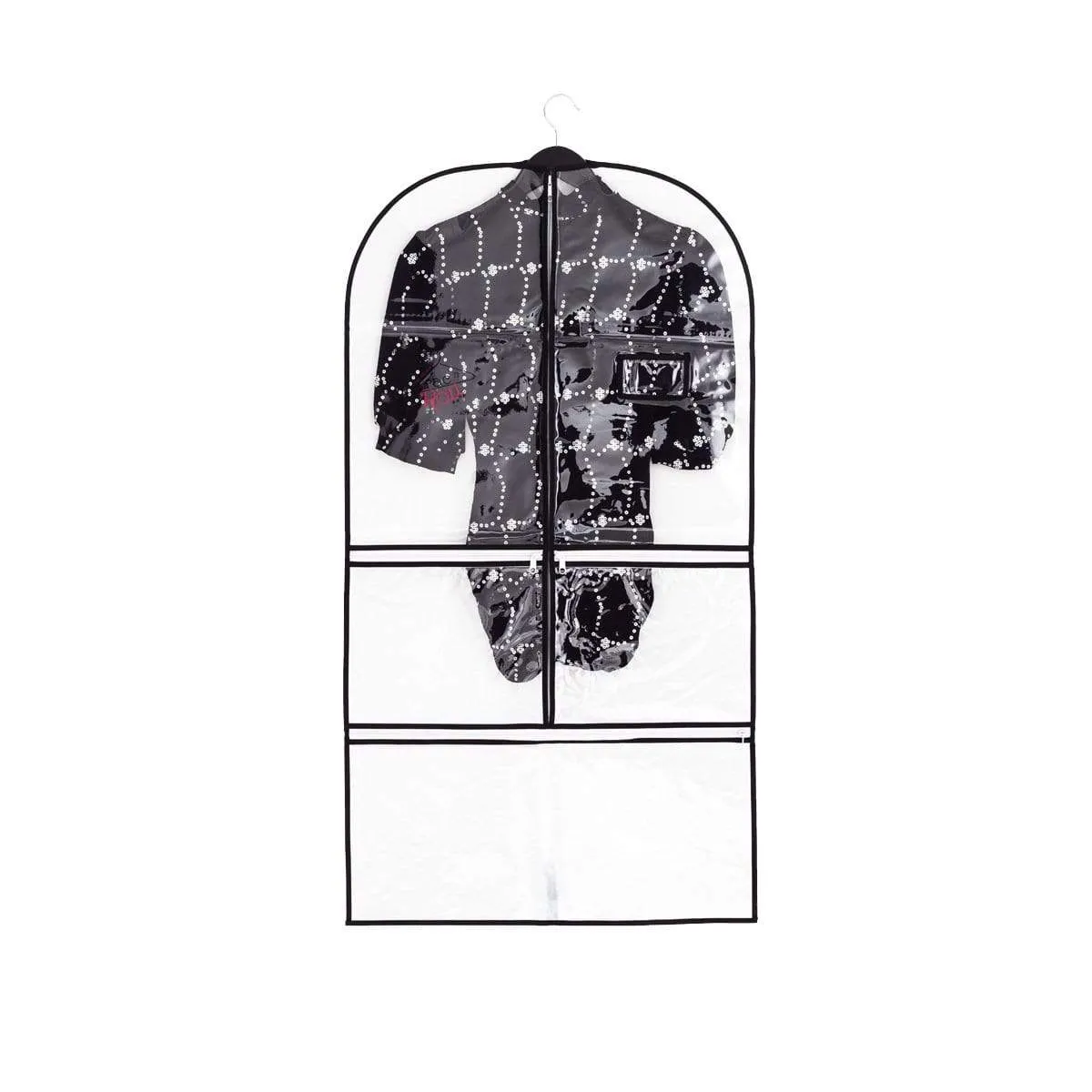 Garment Bag - Half Clear - Half Non-Woven - Long