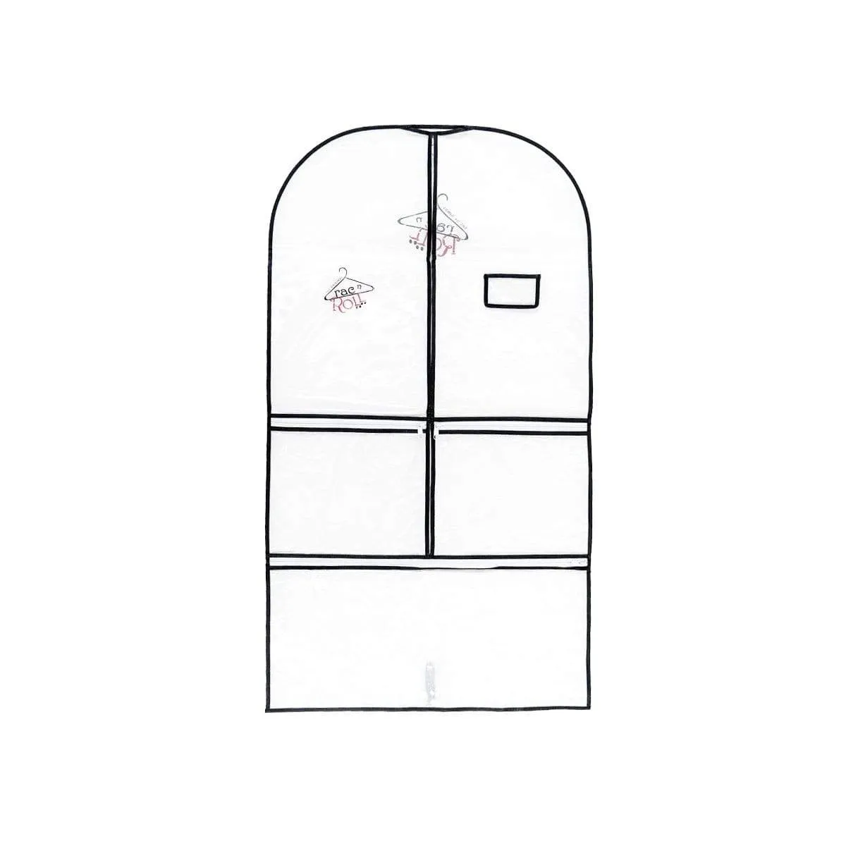 Garment Bag - Half Clear - Half Non-Woven - Long