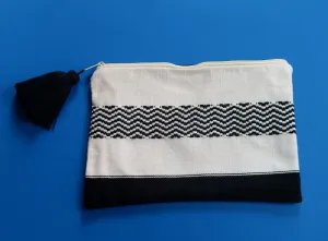 Hand Woven Cotton Pouch Shadows