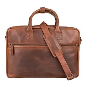 Hayden | Concealed Carry Leather Computer Briefcase with RFID Organizer