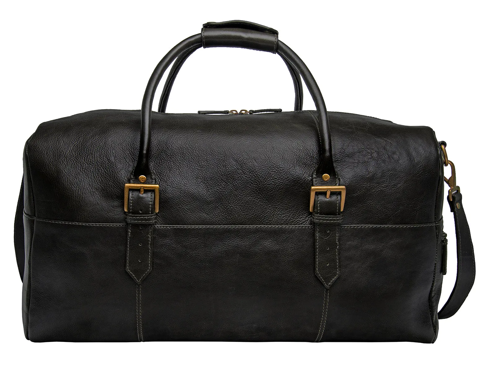 Hidesign Charles Leather Cabin Travel Duffle Weekend Bag