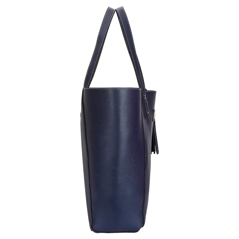 IMARS Tote Blue For Women & Girls (Handbag) Made With Faux Leather