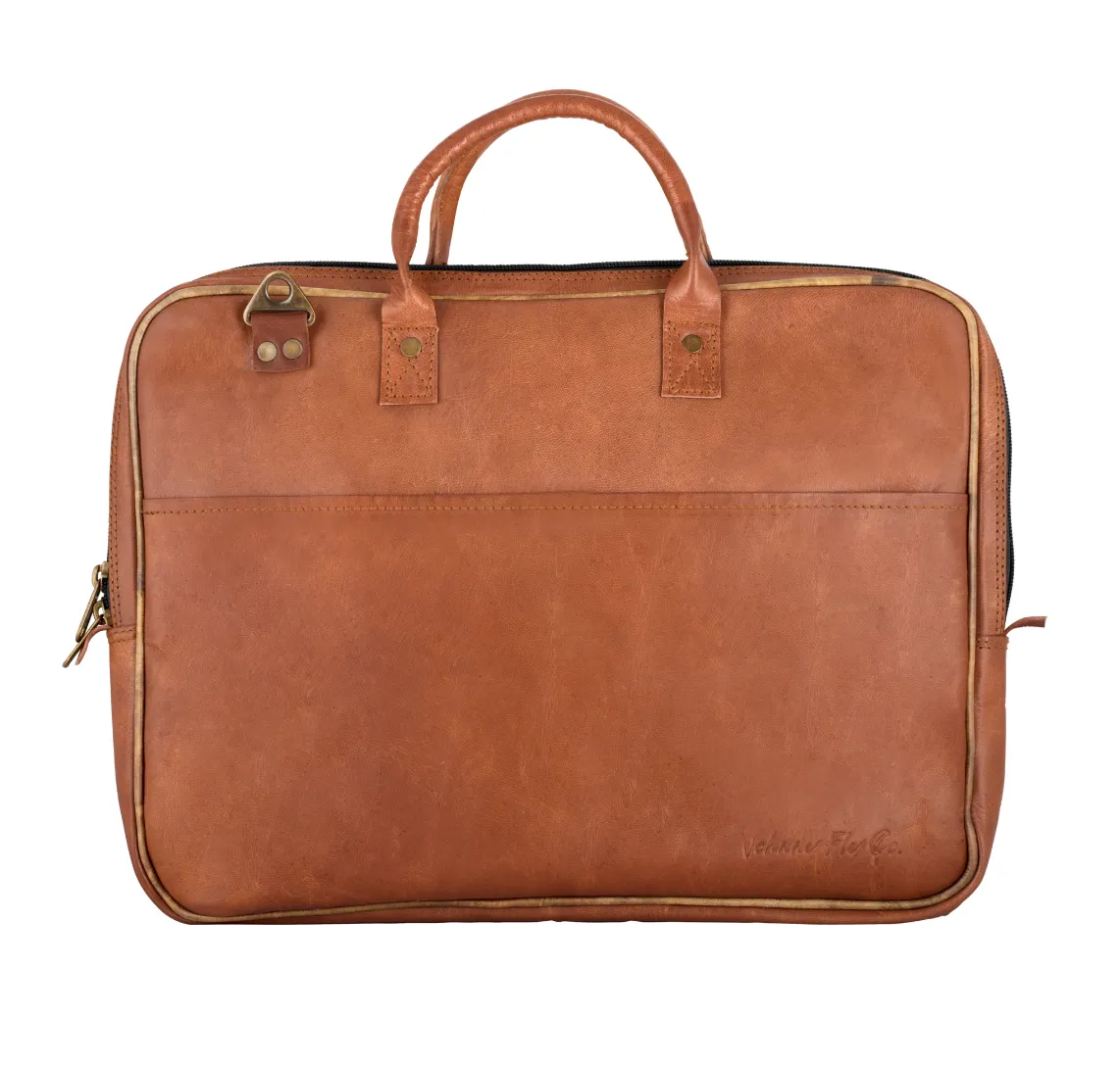 Johnny Fly Co. Leather Laptop Sling Bag