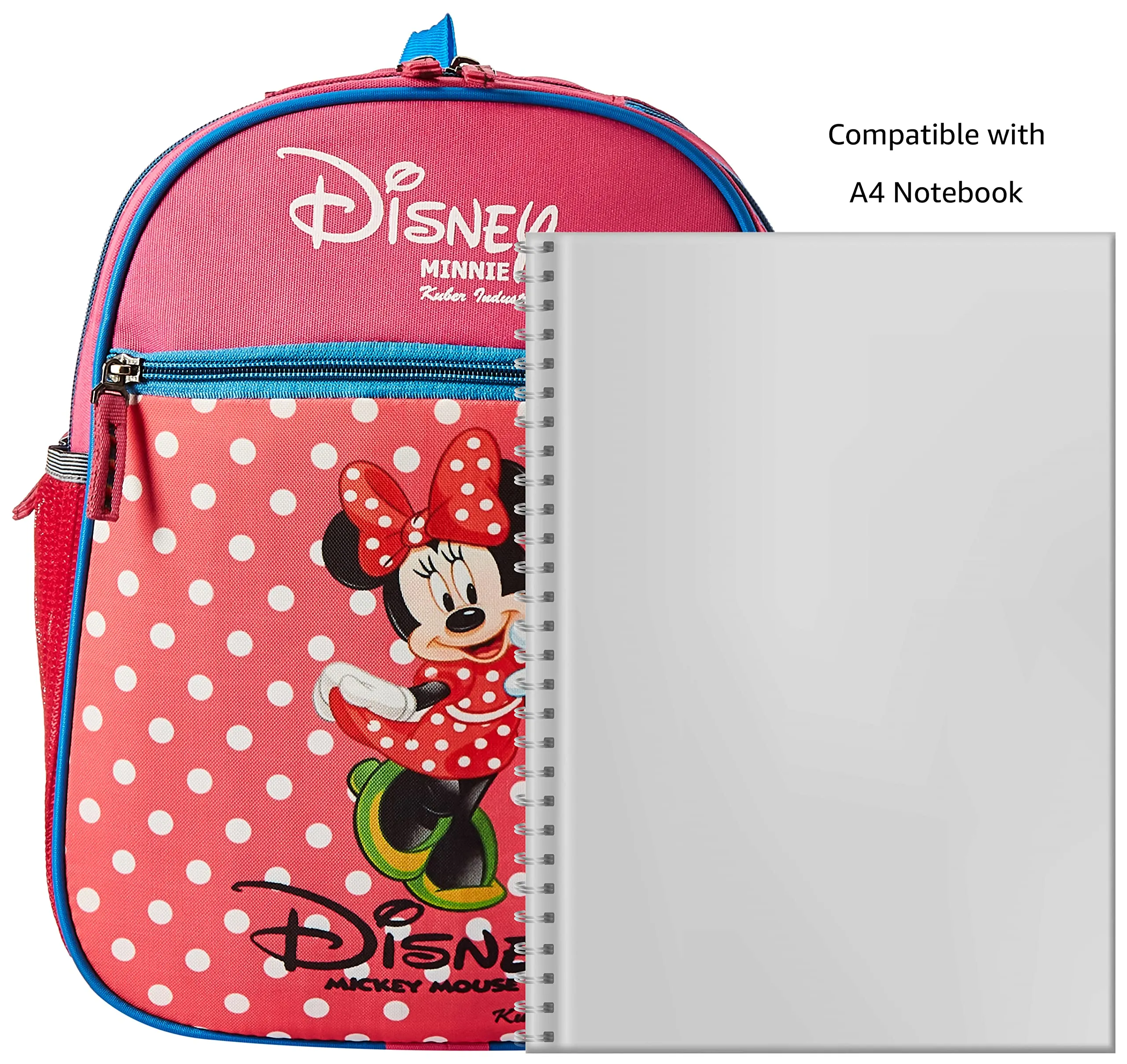 Kuber Industries Disney Mickey School Bag | Kids School Bags | Student Bookbag | School Bag for Girls & Boys | School Backpack for Kids | 2 Compartments School Bag | Small | Green