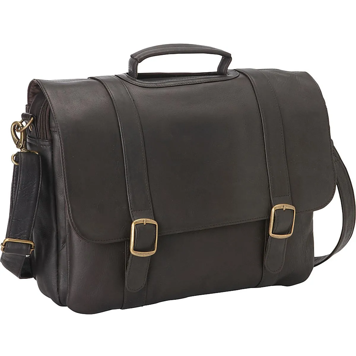 LeDonne Leather Classic Laptop Brief