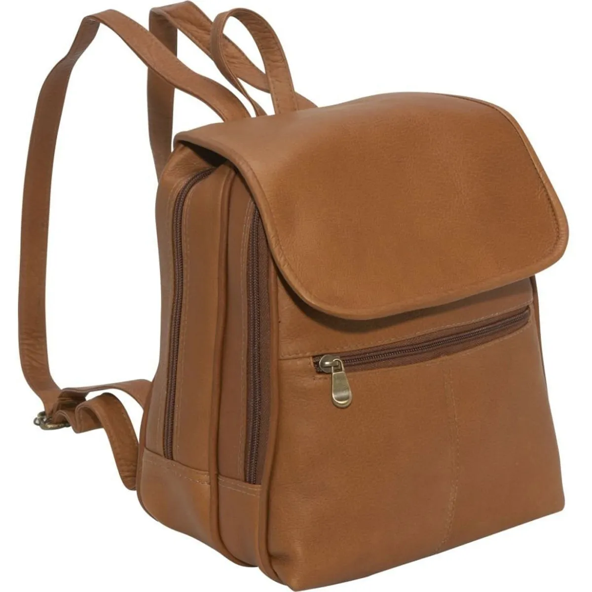 LeDonne Leather Women's Organizer Backpack/Purse