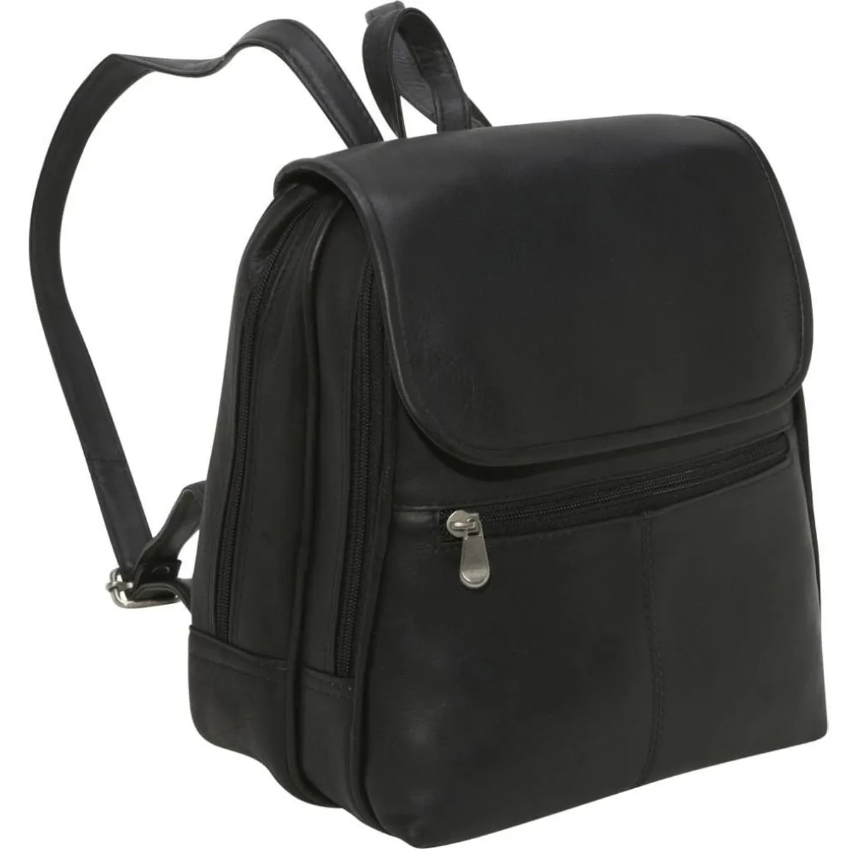 LeDonne Leather Women's Organizer Backpack/Purse