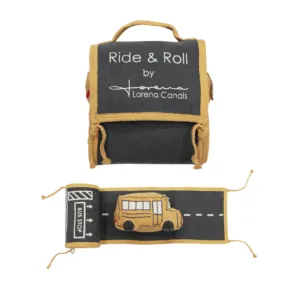 Lorena Canals Soft Toy Ride & Roll School Bus