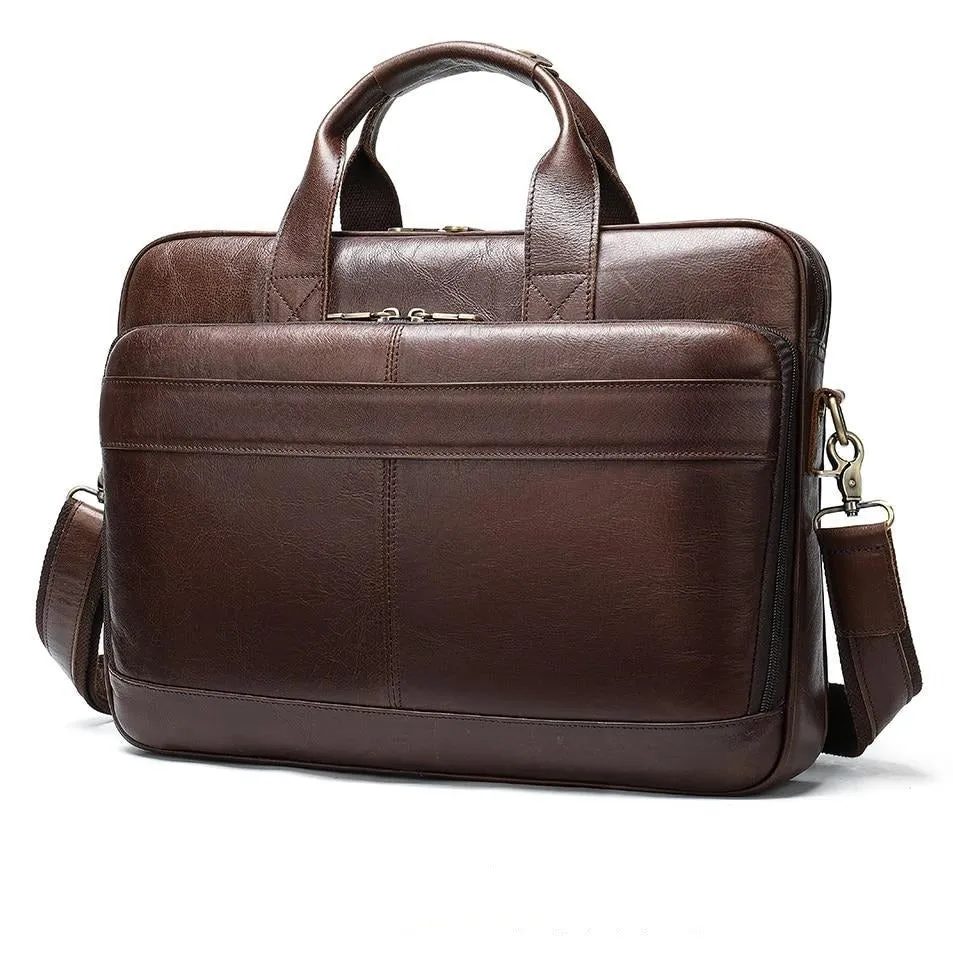 Luxury Exotic Leather Laptop Briefcase