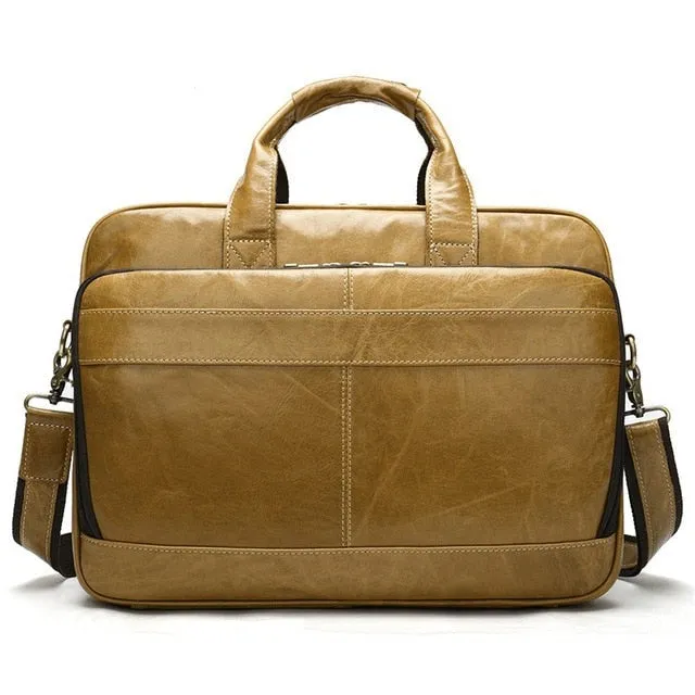 Luxury Exotic Leather Laptop Briefcase