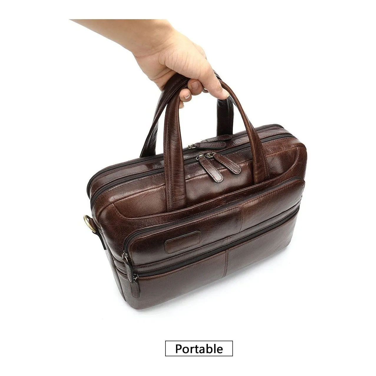 Luxury Exotic Leather Laptop Briefcase