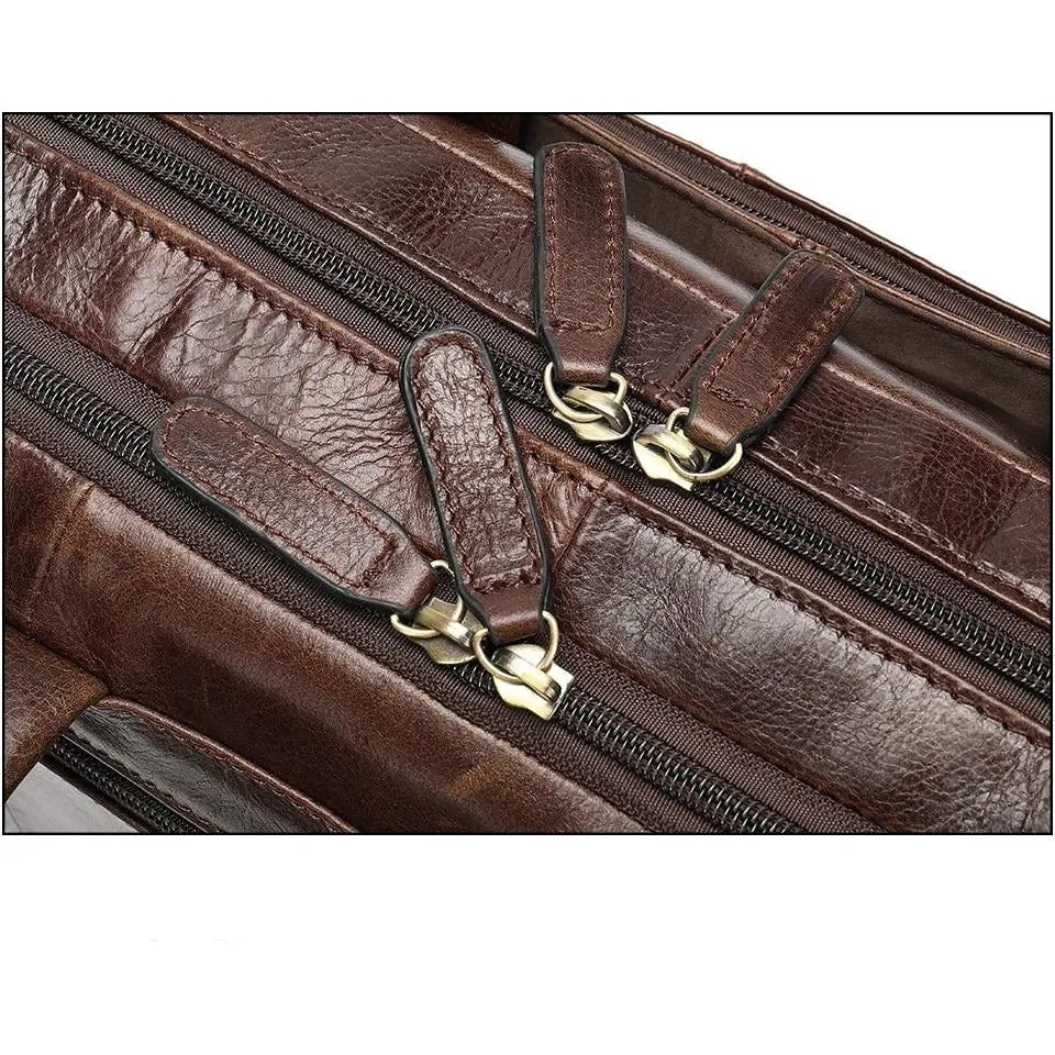 Luxury Exotic Leather Laptop Briefcase