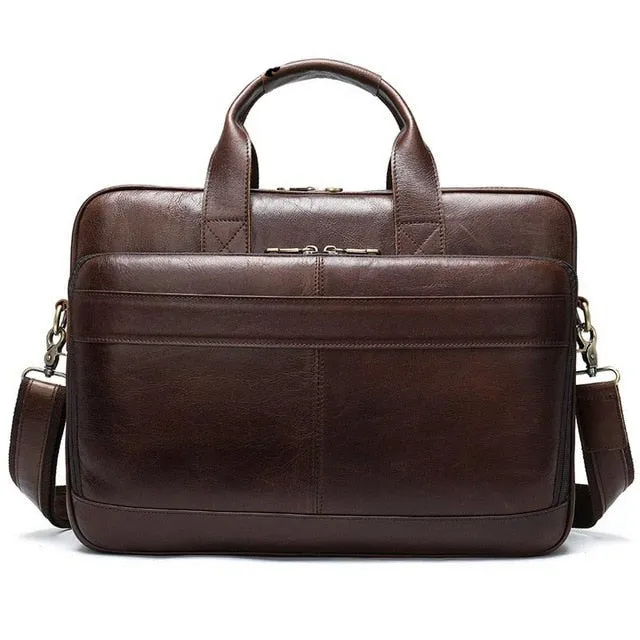 Luxury Exotic Leather Laptop Briefcase