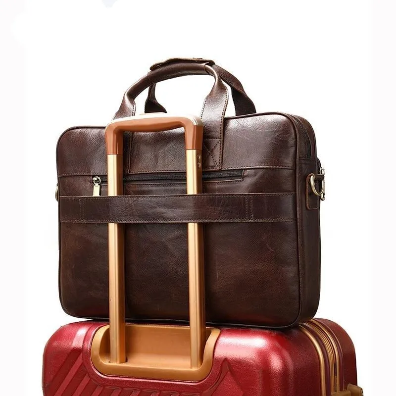 Luxury Exotic Leather Laptop Briefcase