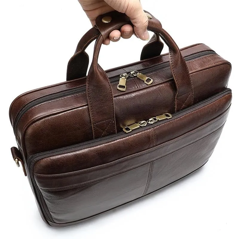 Luxury Exotic Leather Laptop Briefcase