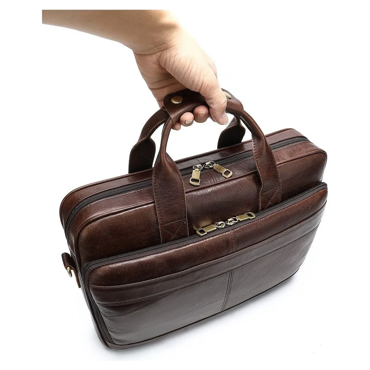 Luxury Exotic Leather Laptop Briefcase