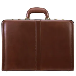 McKlein Leather Attaché Briefcase - Reagan 3.5"