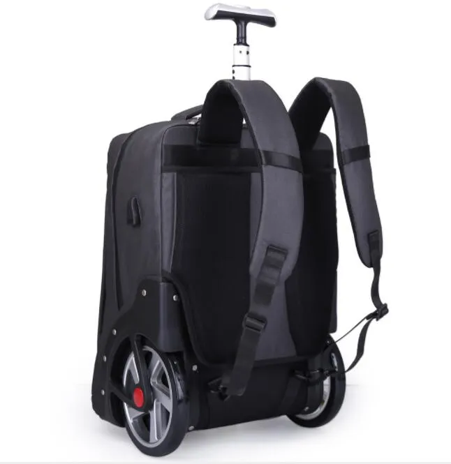 Men Business Travel Trolley Backpack