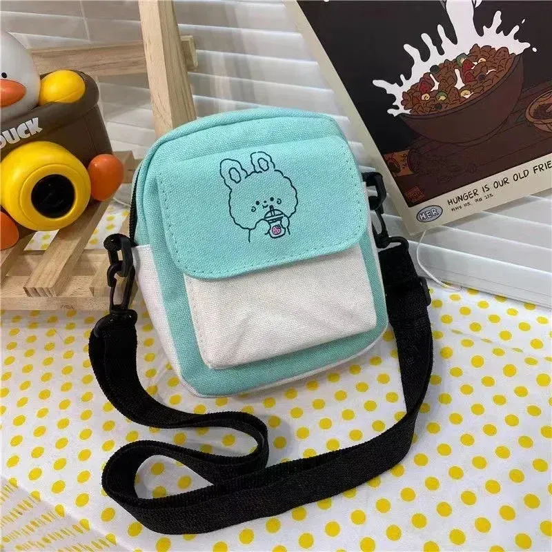 Mini Waterproof Messenger Bag Square Bag Mobile Phone Bag Mini Casual Mobile Phone Unisex Travel Square Handbag Shoulder Bags