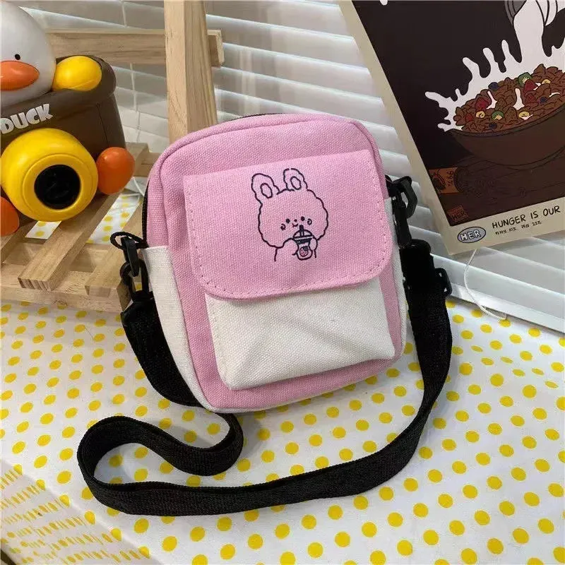 Mini Waterproof Messenger Bag Square Bag Mobile Phone Bag Mini Casual Mobile Phone Unisex Travel Square Handbag Shoulder Bags