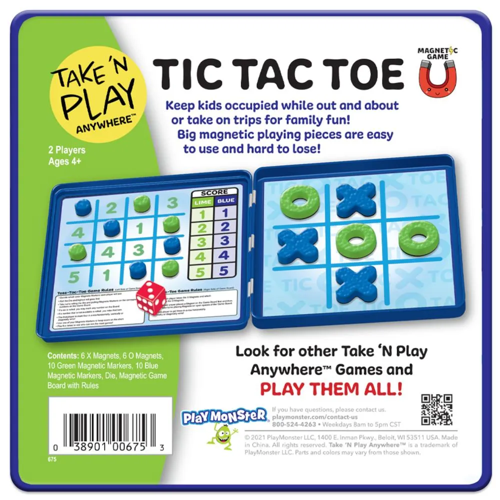 PlayMonster Take 'N Play Anywhere Tic Tac Toe