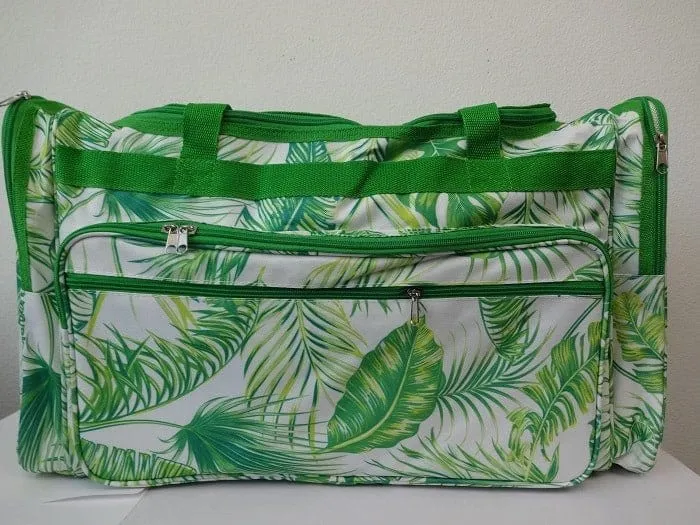 SD22-110  Palm Tree Leaves Duffel Bag