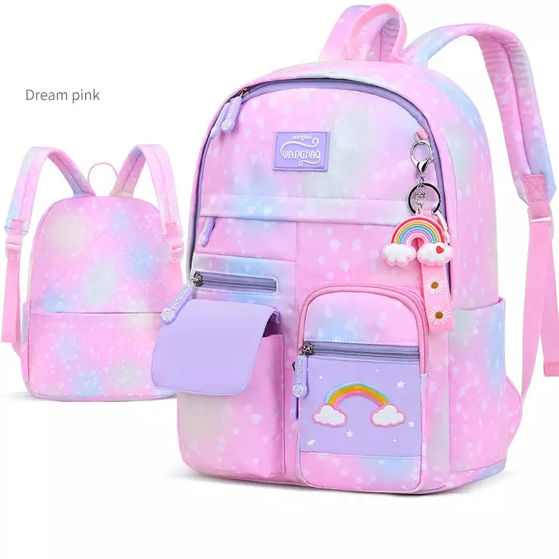 Snowy Clouds Backpack - Pink