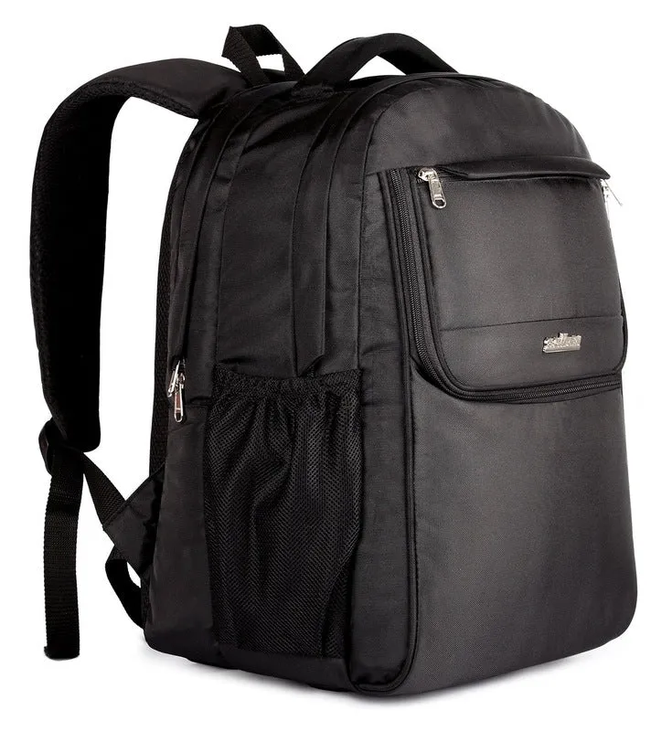 THE CLOWNFISH 30 Ltrs Black Laptop Backpack (TCFBPPO-TE156BL7)