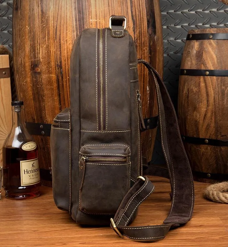 The Langley Backpack | Genuine Vintage Leather Backpack