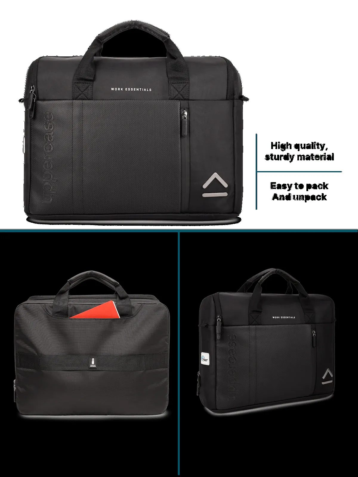 Uppercase Omega 02 Messenger Bag (Black)