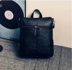 Women's Elegant Leather Backpack